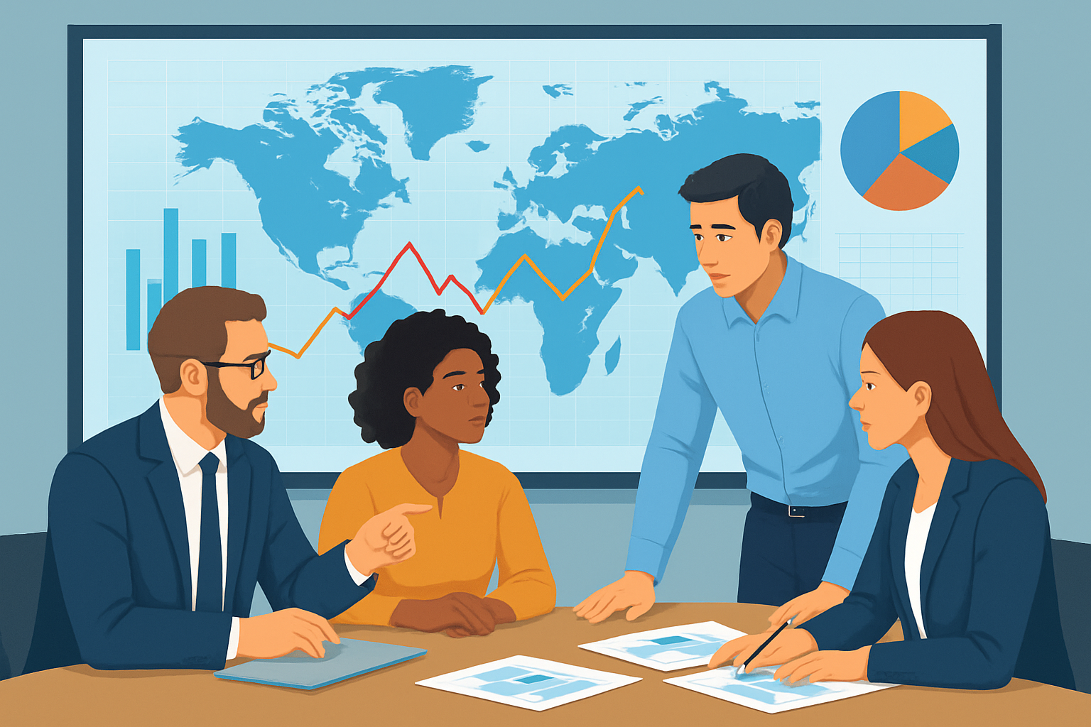 Collaborative analysis of market trends