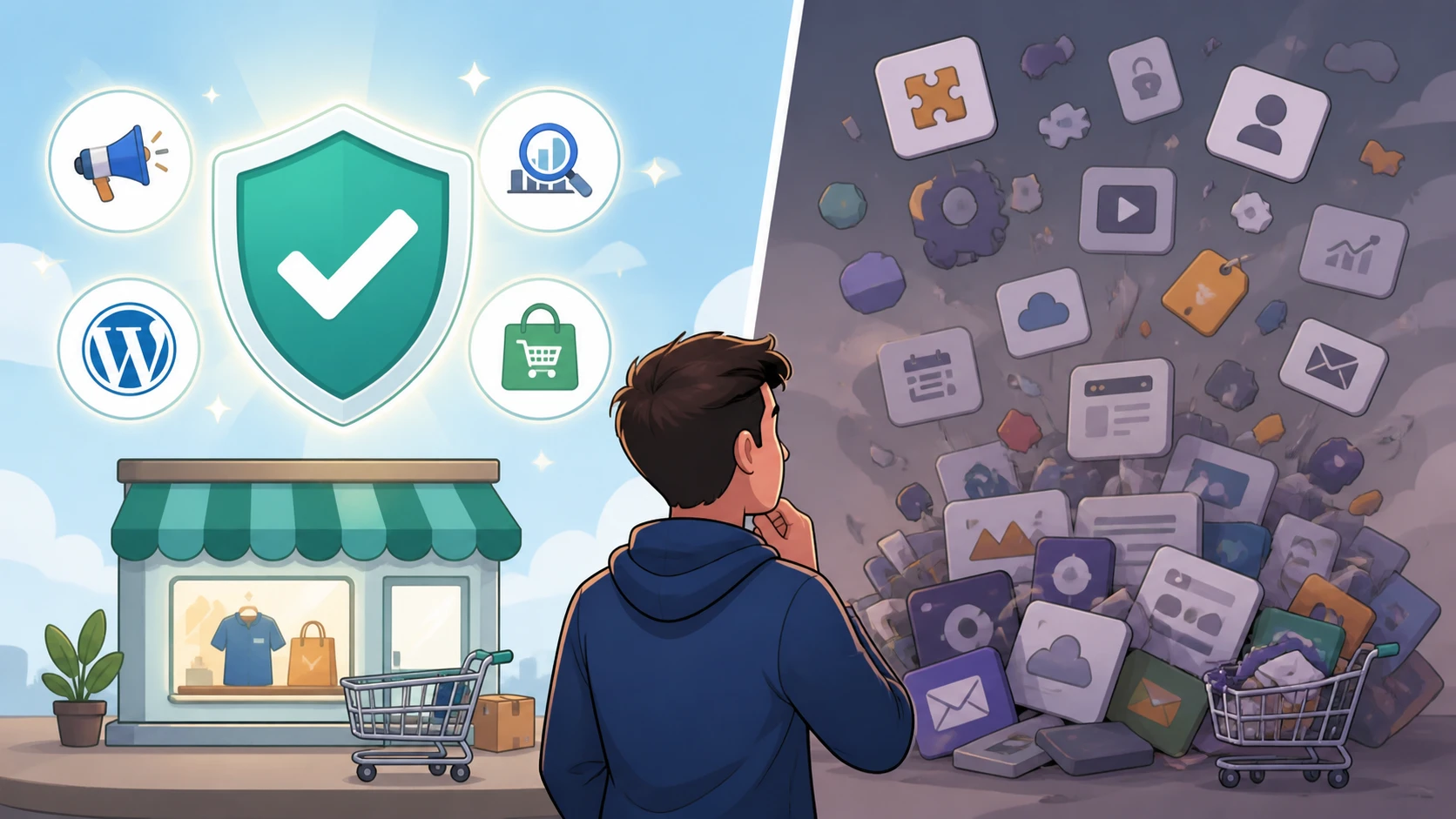 Comparison infographic of verified SaaS deals versus generic marketplace listings