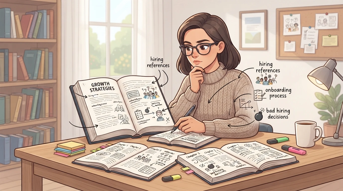 Author highlighting micro themes in book