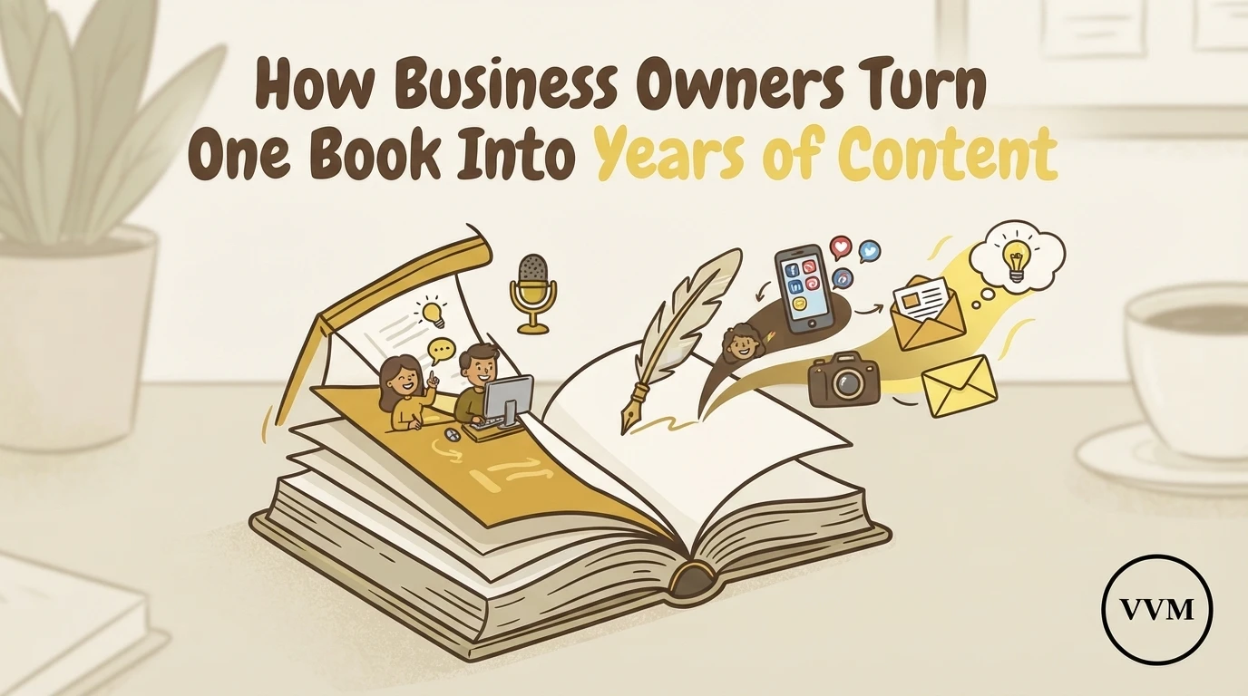 How Business Owners Turn One Book Into Years of Content