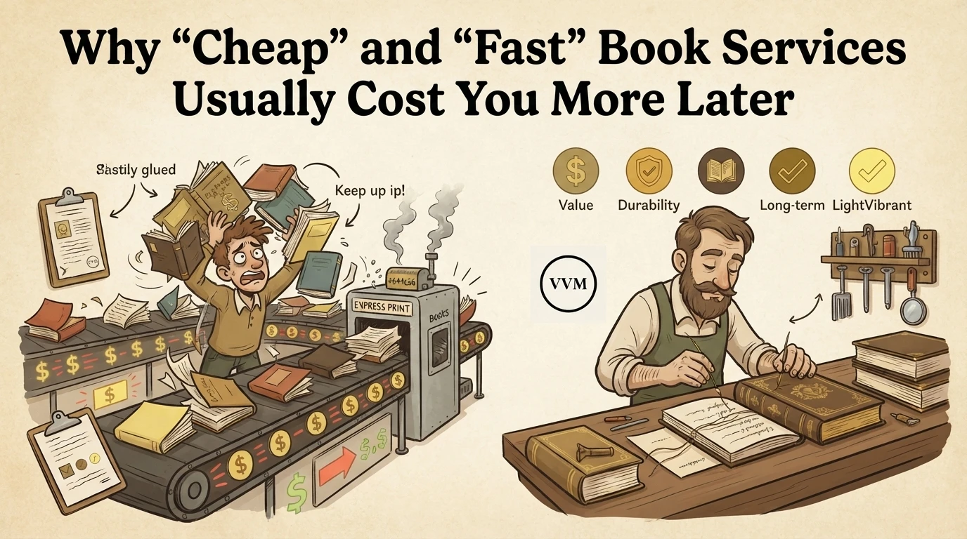 Why "Cheap" and "Fast" Book Services Usually Cost You More Later