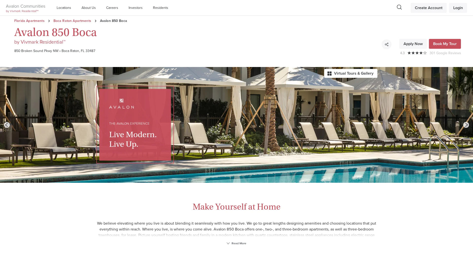 7 Premium Apartment Communities With Resort-Style Features in Boca 12 Avalon 850 Boca