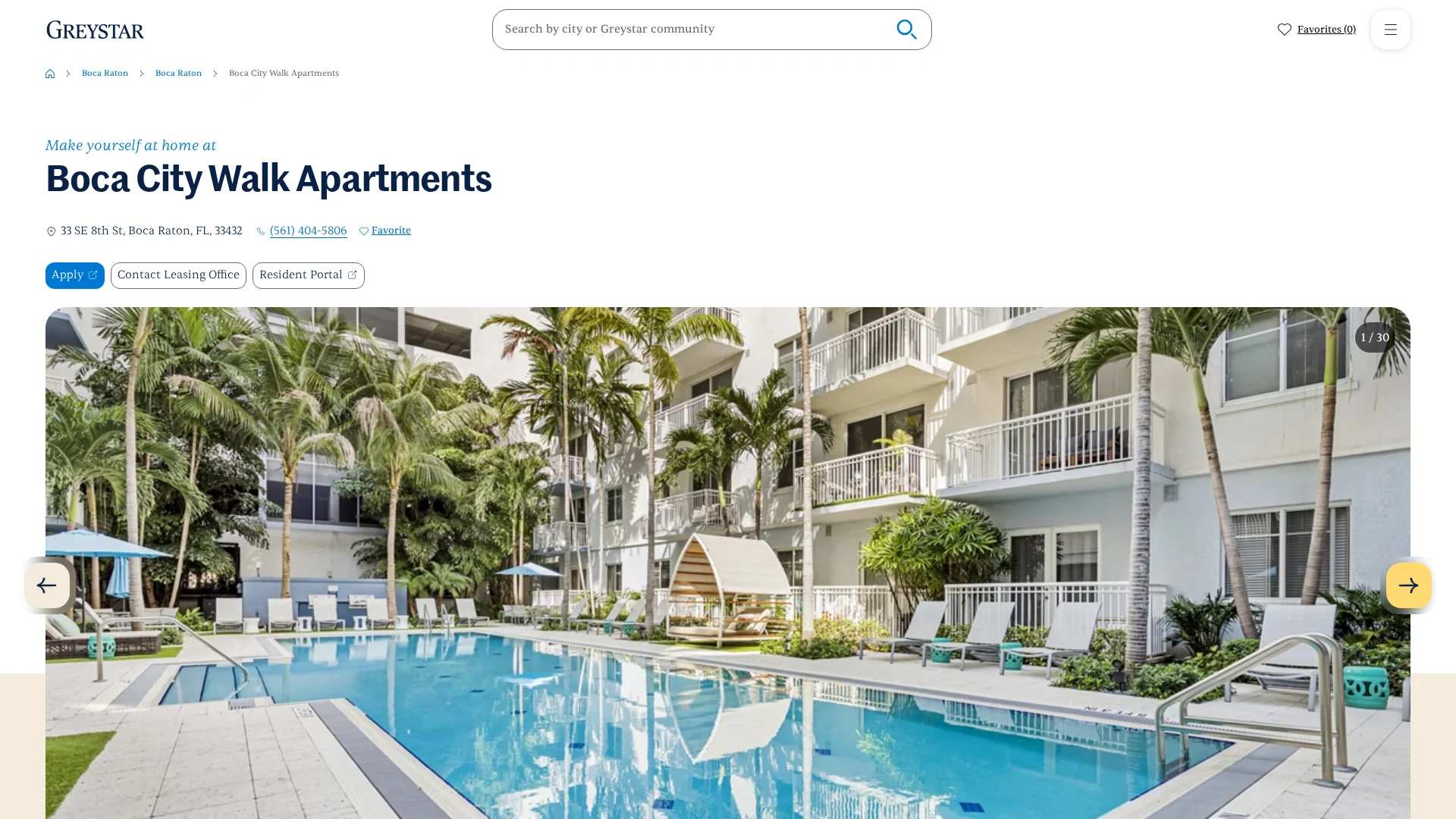 7 Premium Apartment Communities With Resort-Style Features in Boca 11 Boca City Walk
