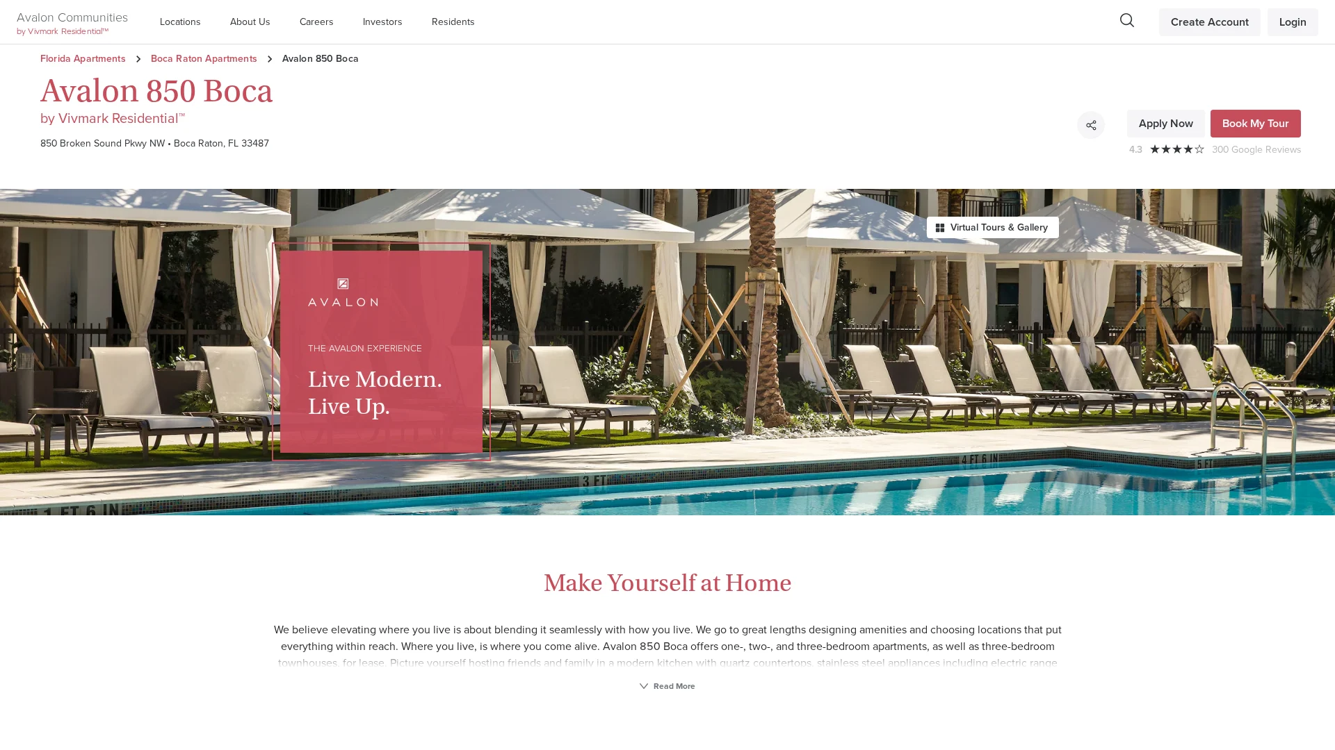 Pet-Friendly Luxury Apartments in Boca 10 Avalon 850 Boca