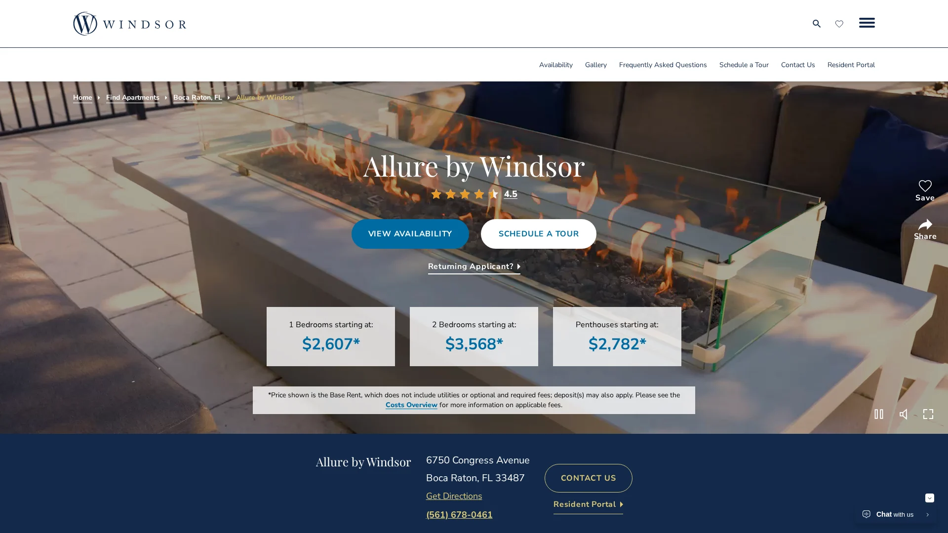 Pet-Friendly Luxury Apartments in Boca 11 Allure by Windsor