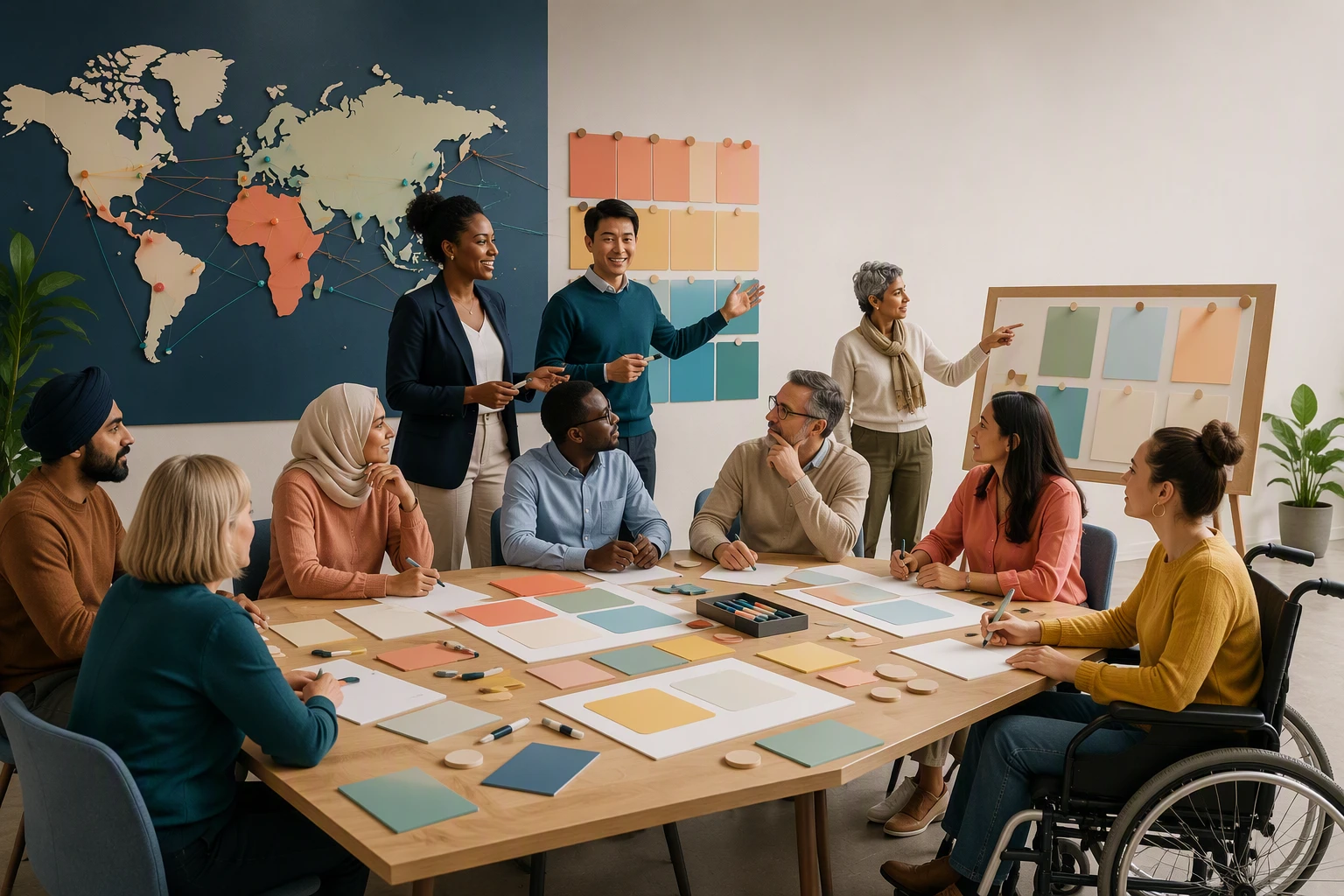 Global HR leaders guide diverse teams through actionable inclusion workshops
