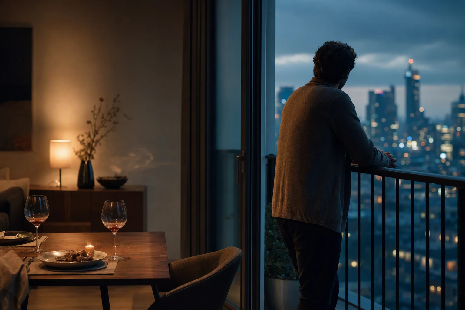 Person creating emotional distance when closeness and vulnerability begin to feel unsafe