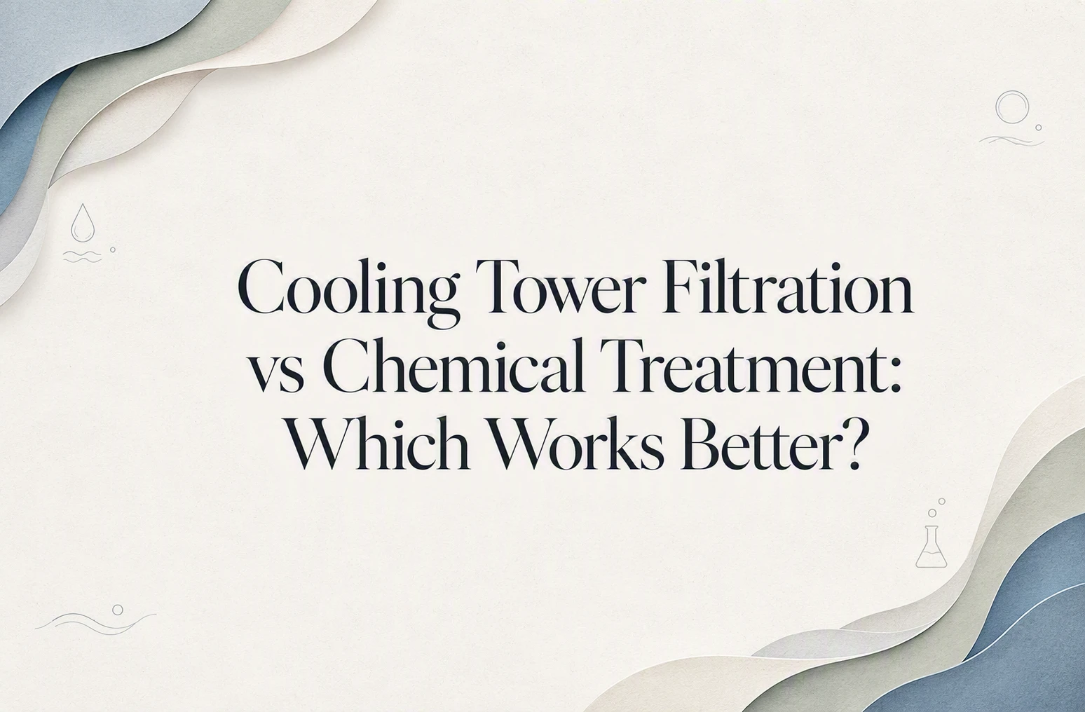 Cooling Tower Filtration vs Chemical Treatment: Which Works Better?