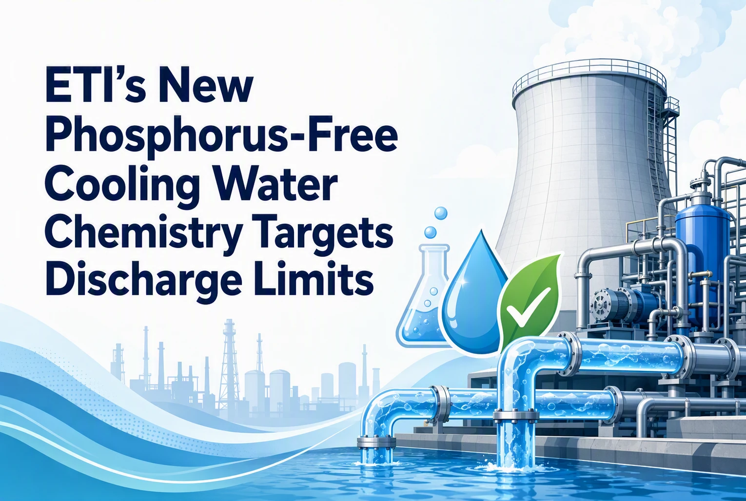 ETI’s New Phosphorus-Free Cooling Water Chemistry Targets Discharge Limits