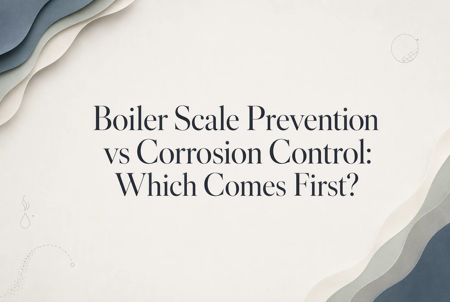 Boiler Scale Prevention vs Corrosion Control: Which Comes First?