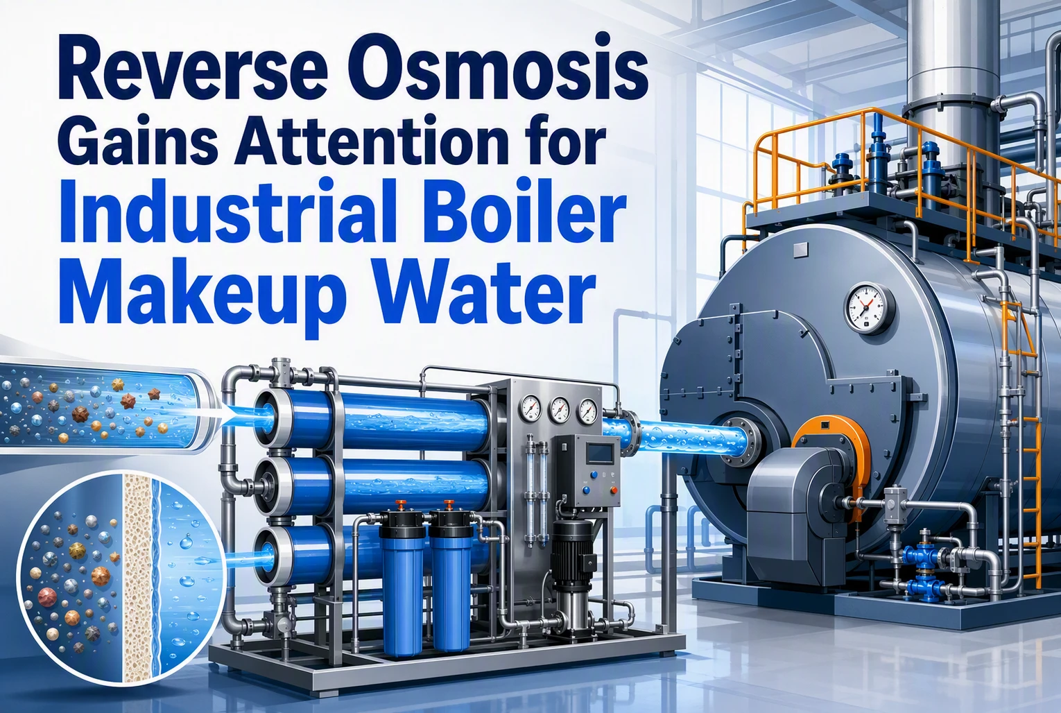 Reverse Osmosis Gains Attention for Industrial Boiler Makeup Water