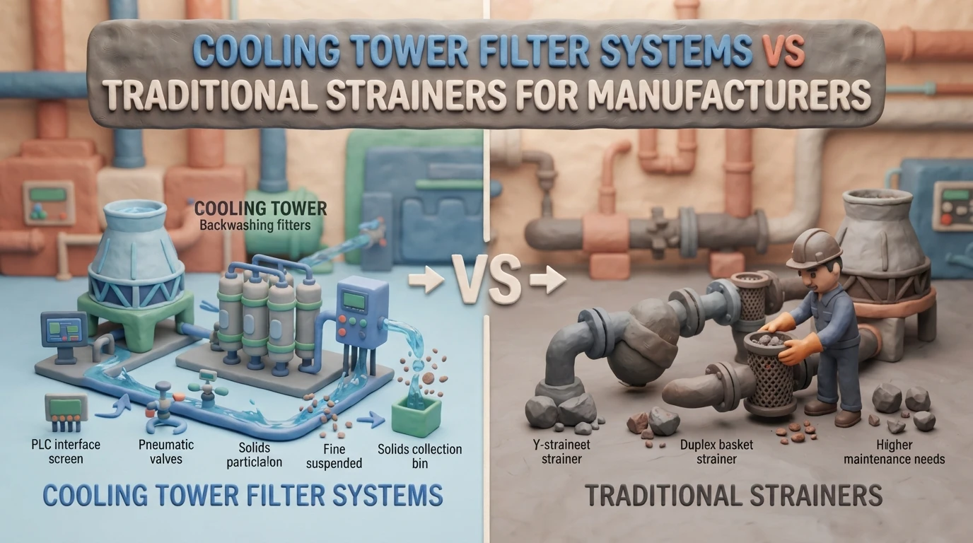 Cooling Tower Filter Systems vs Traditional Strainers for Manufacturers