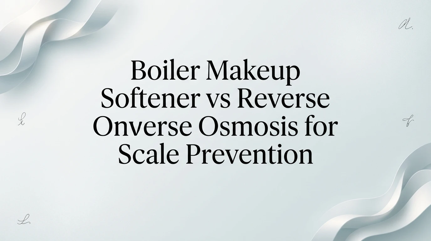 Boiler Makeup Softener vs Reverse Osmosis for Scale Prevention