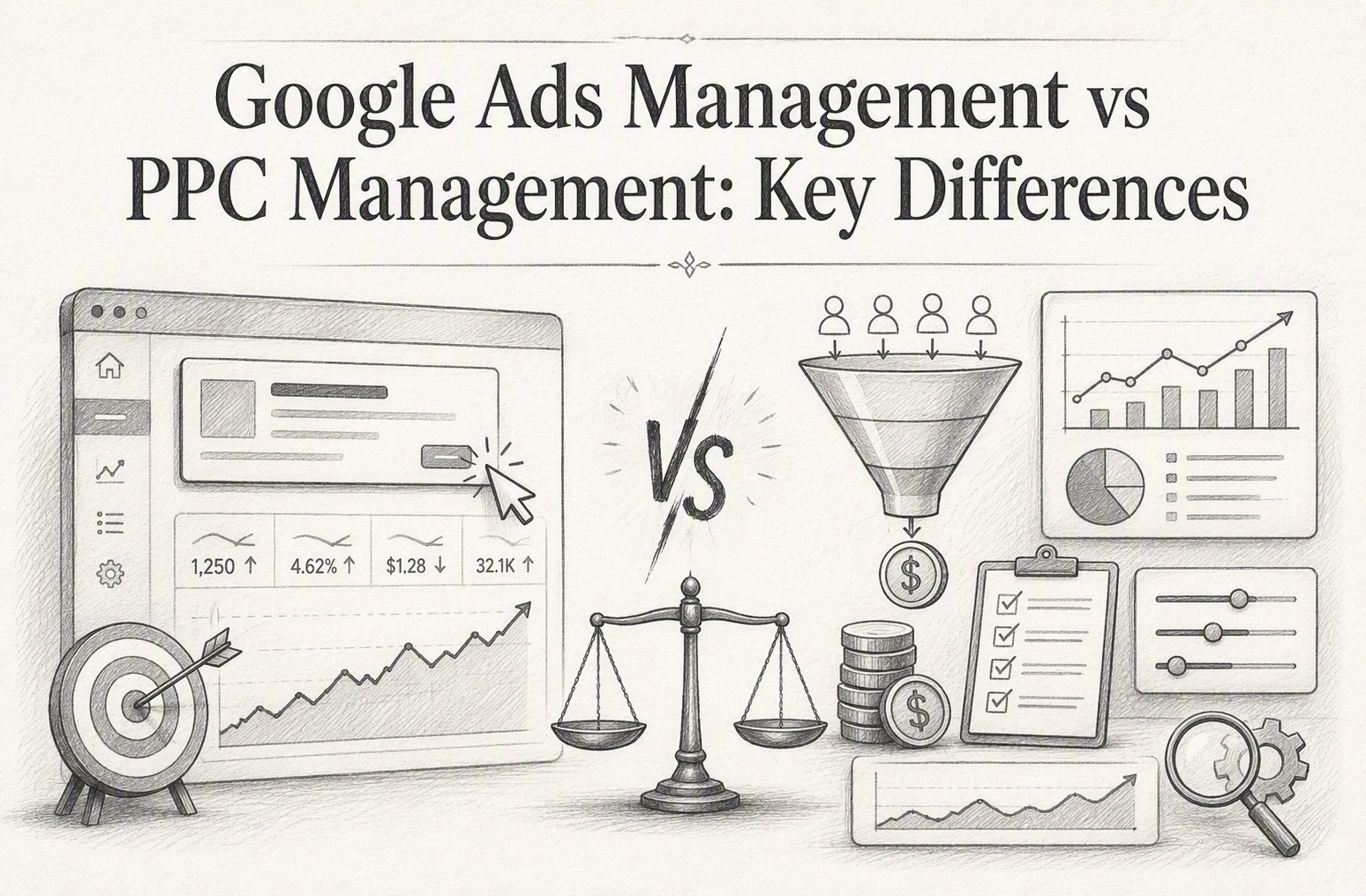 Google Ads Management vs PPC Management: Key Differences