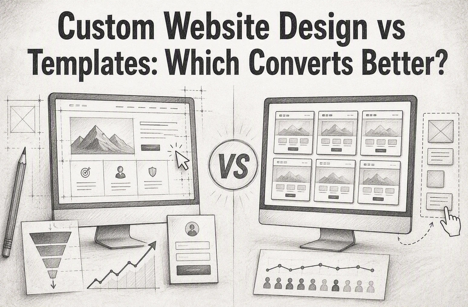 Custom Website Design vs Templates: Which Converts Better?