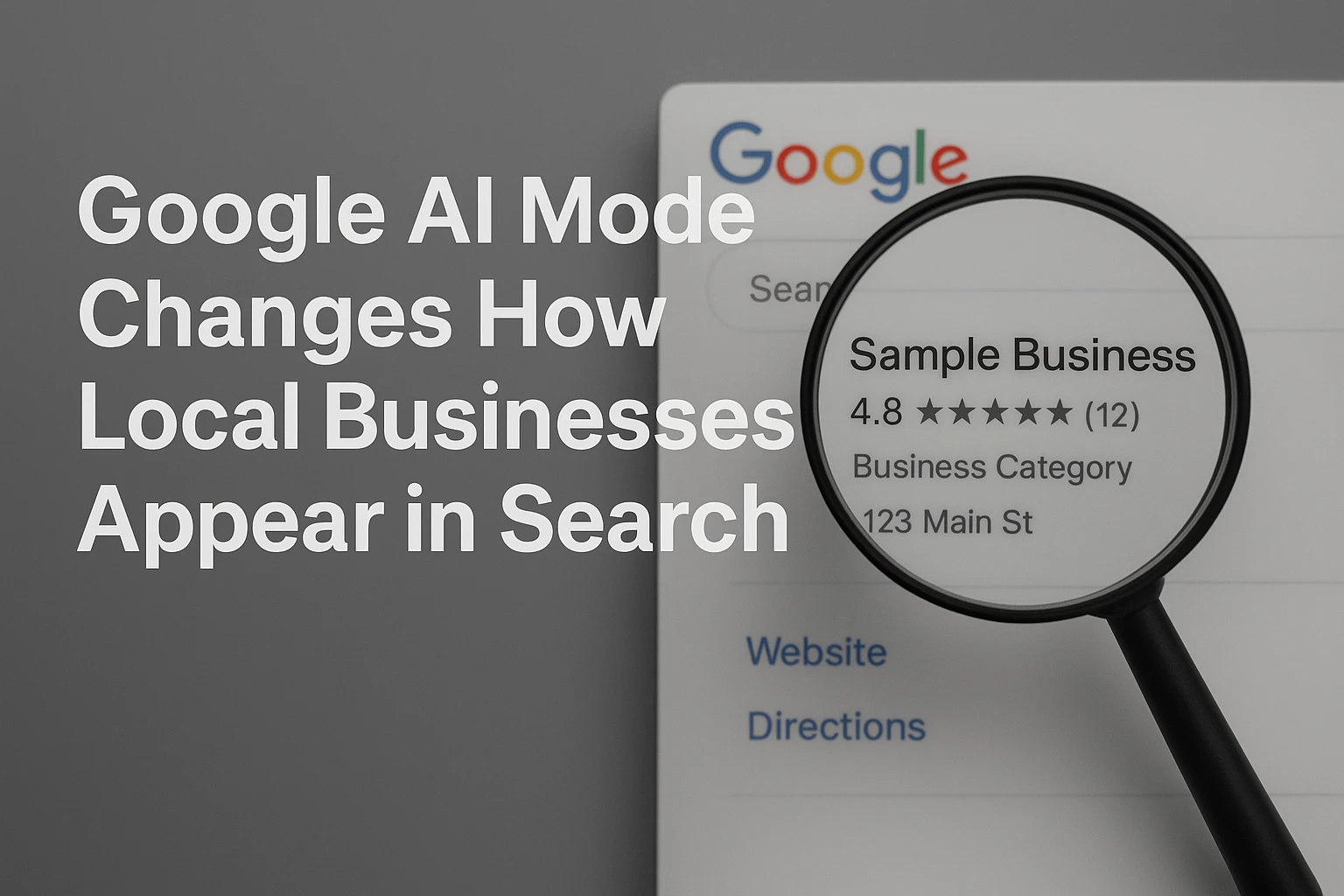 Google AI Mode Changes How Local Businesses Appear in Search