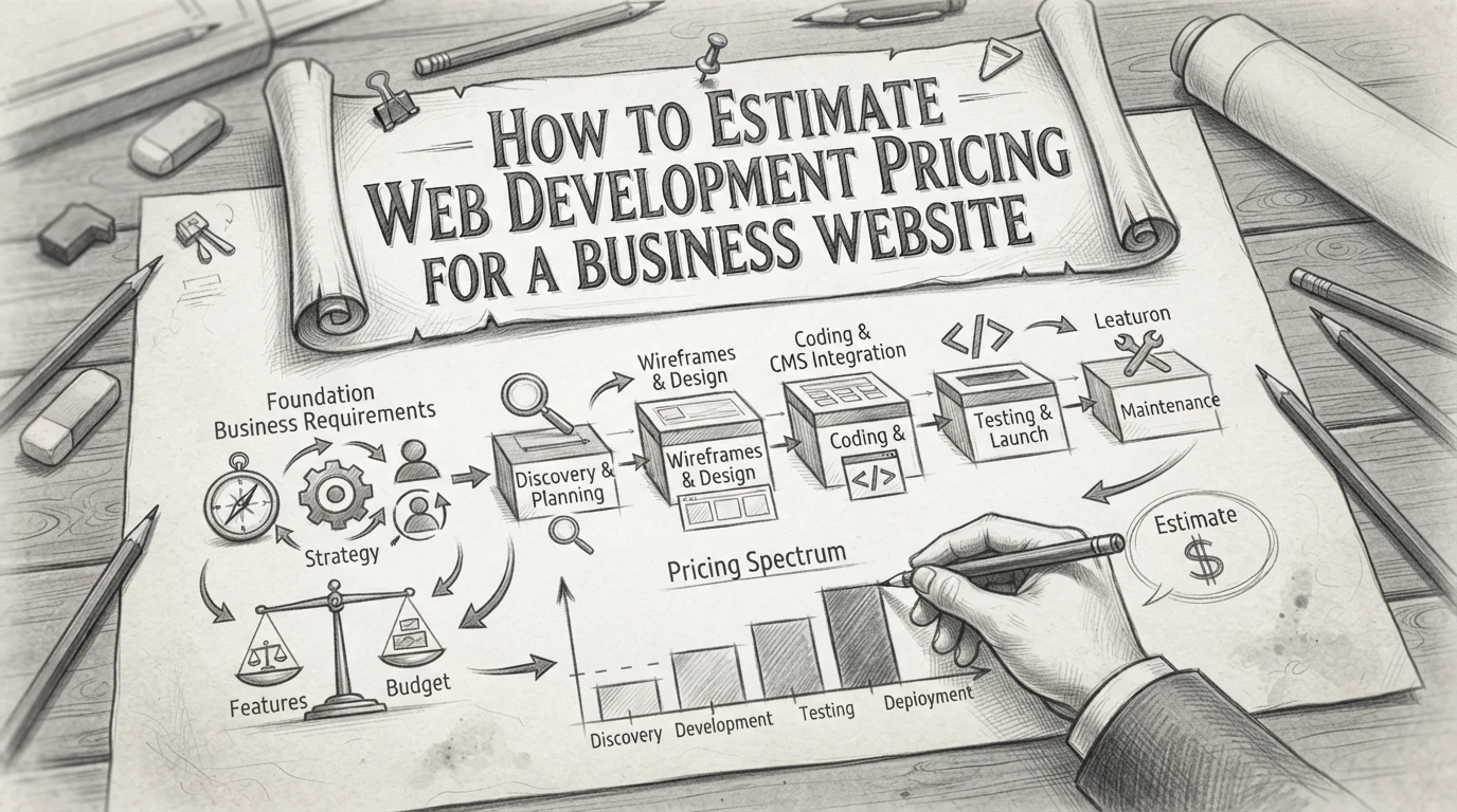 How to Estimate Web Development Pricing for a Business Website