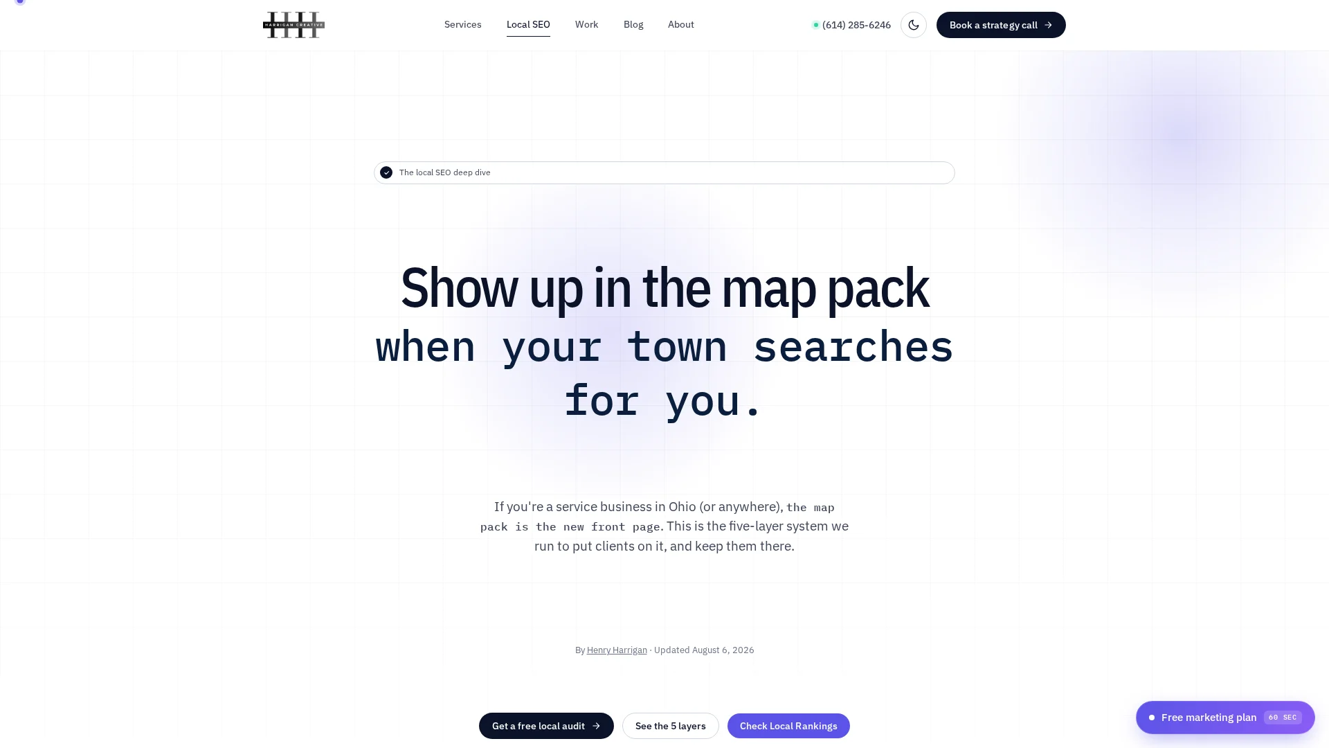 Professional local SEO audit