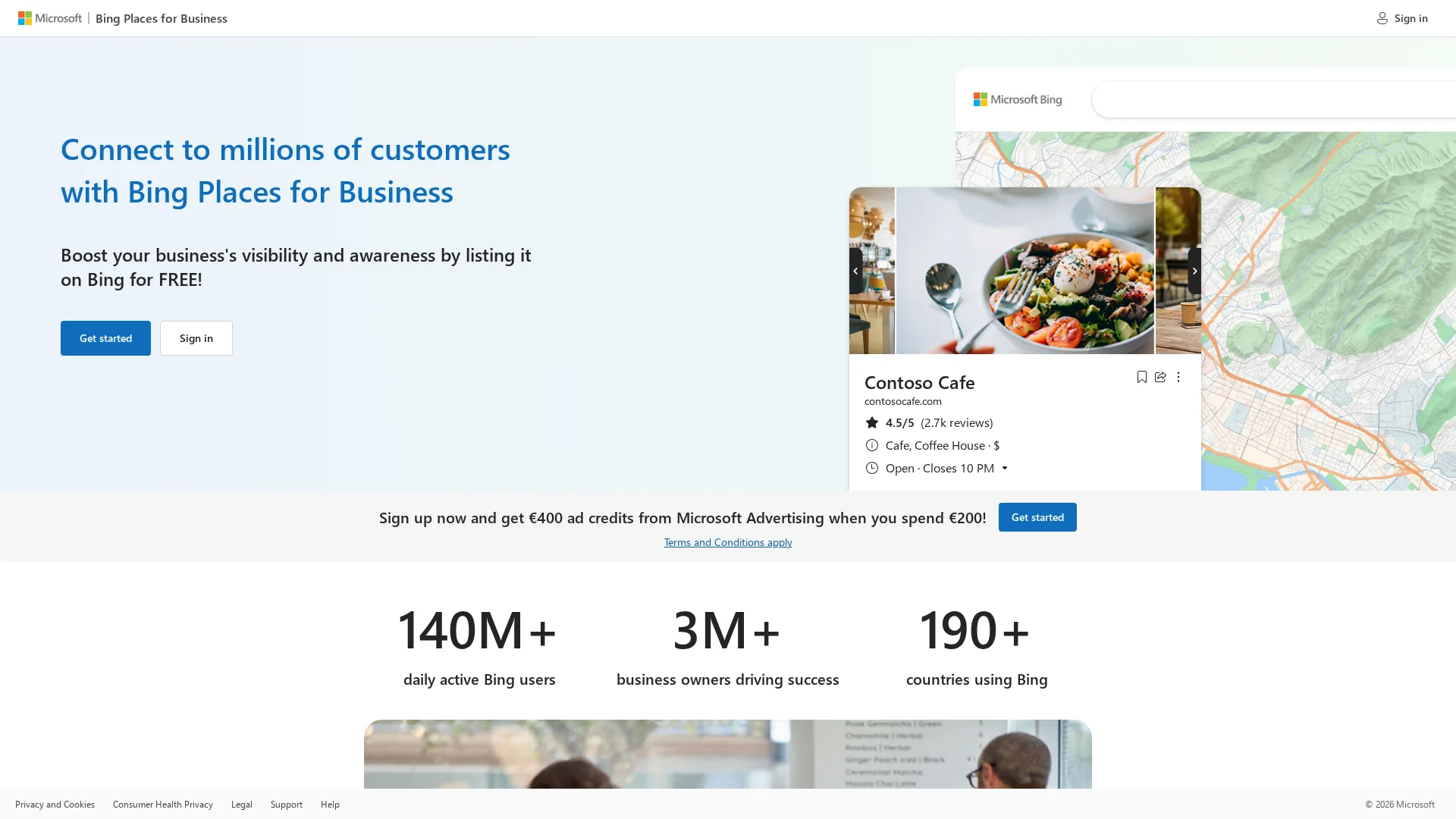 Apple Business and Bing Places