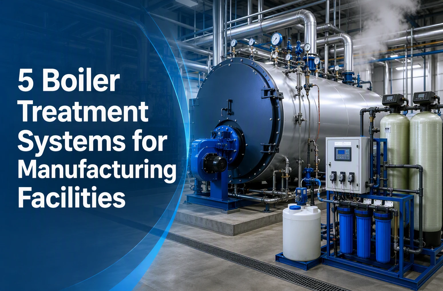 5 Boiler Treatment Systems for Manufacturing Facilities