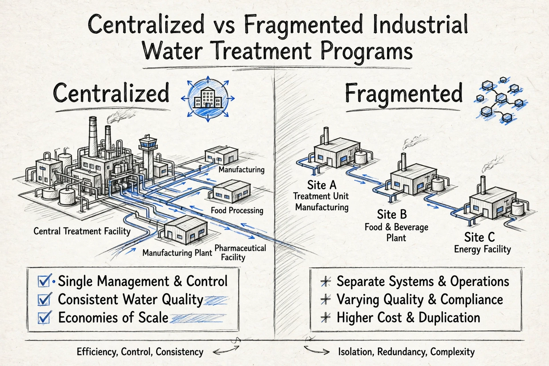 Centralized vs Fragmented Industrial Water Treatment Programs