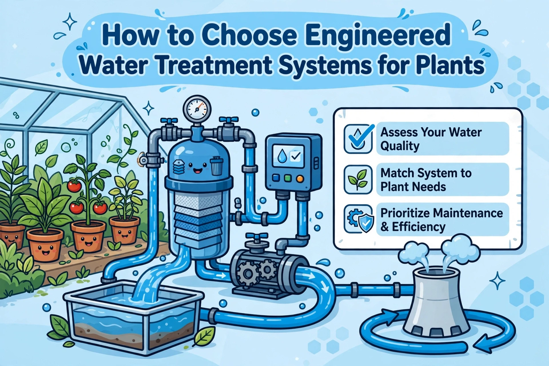 How to Choose Engineered Water Treatment Systems for Plants