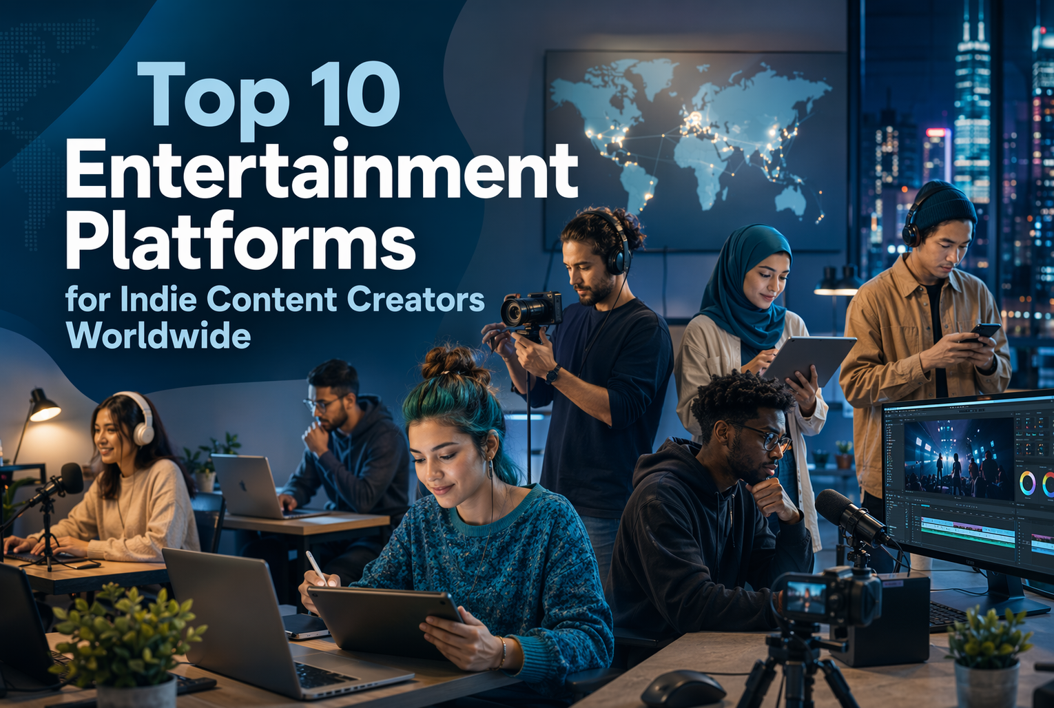 Top 10 Entertainment Platforms for Indie Content Creators Worldwide