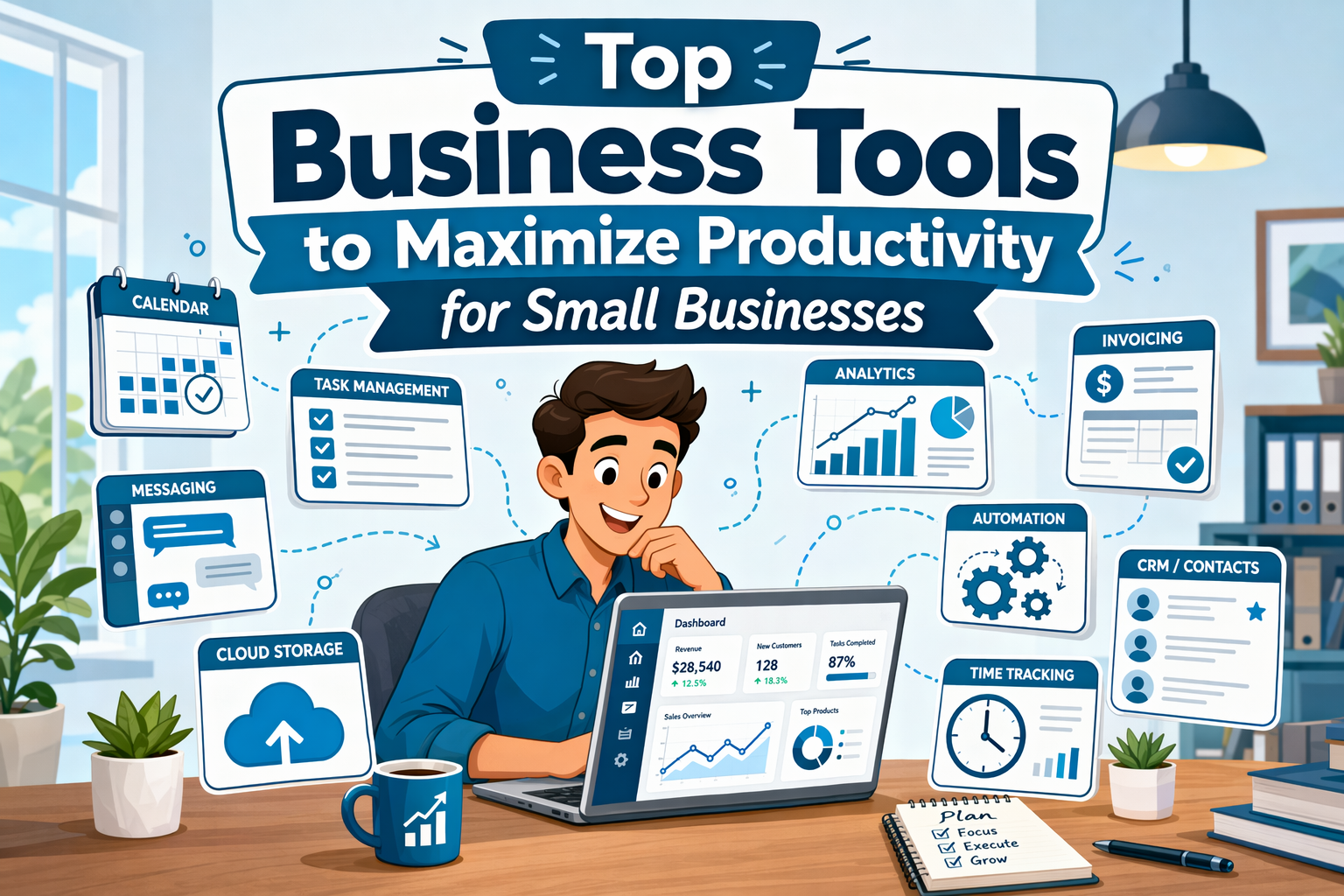 Top Business Tools to Maximize Productivity for Small Businesses