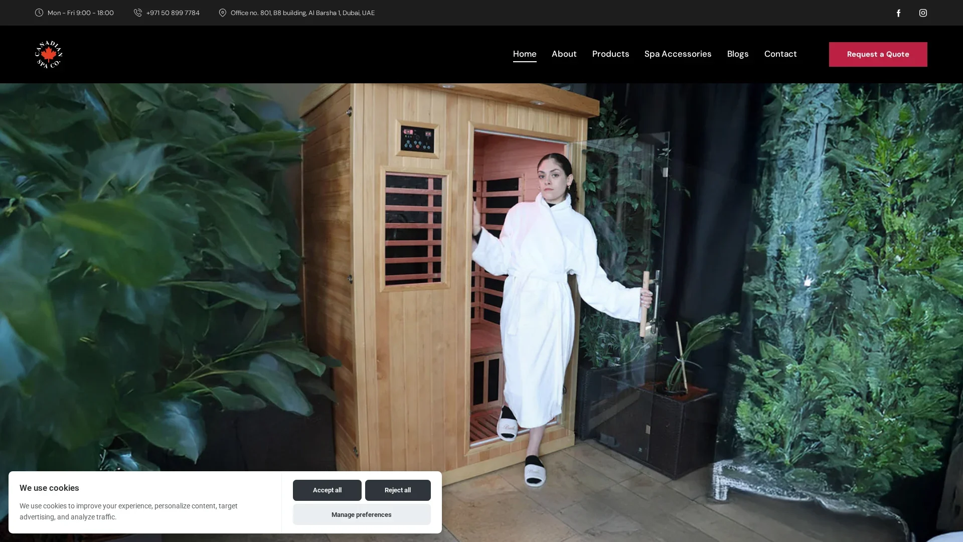 Spa installation