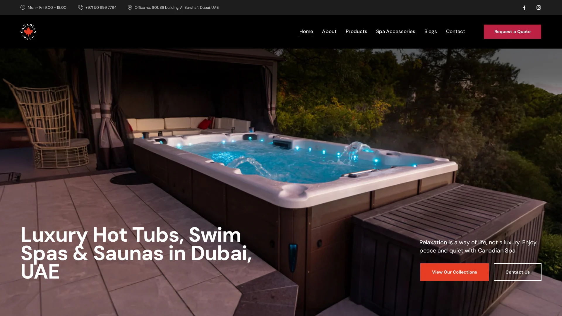 Canadian Spa Glendale Pro Portable Swim Spa