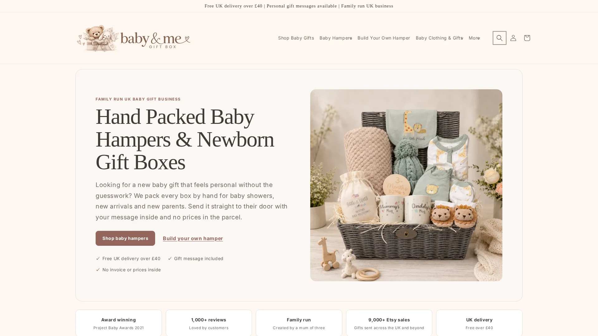 Baby &amp; Me Gift Box newborn gift boxes