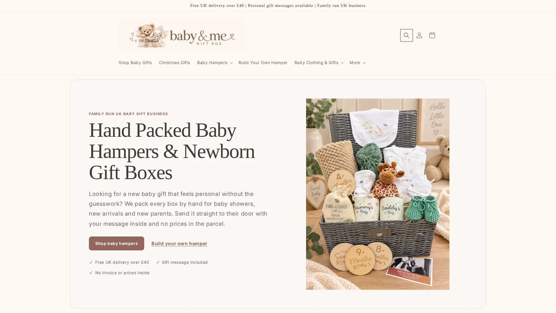 Baby & Me Gift Box