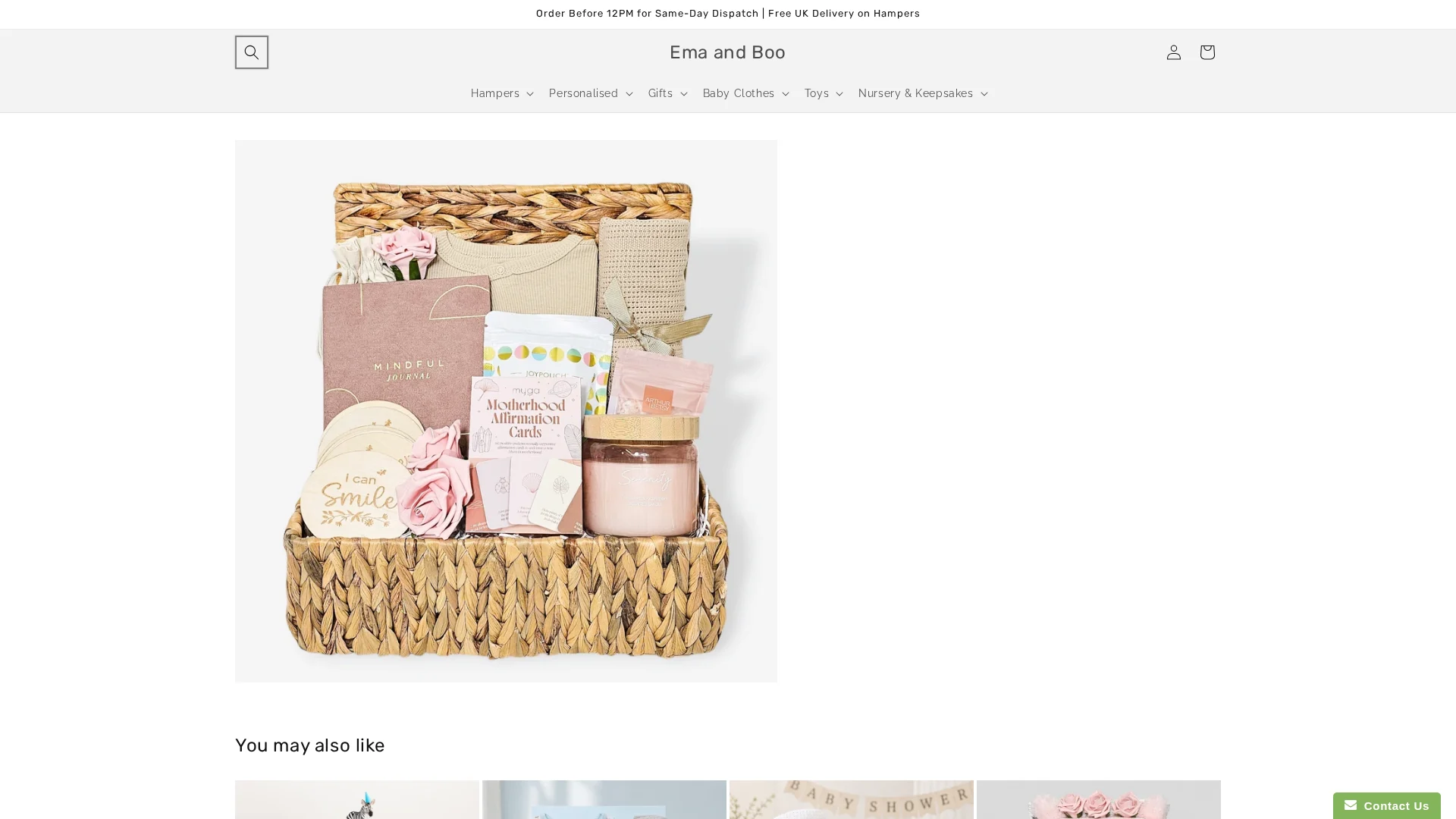 Ema and Boo New Mum & Baby Hamper