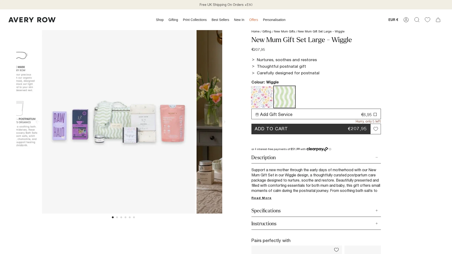 Avery Row New Mum Gift Set Large