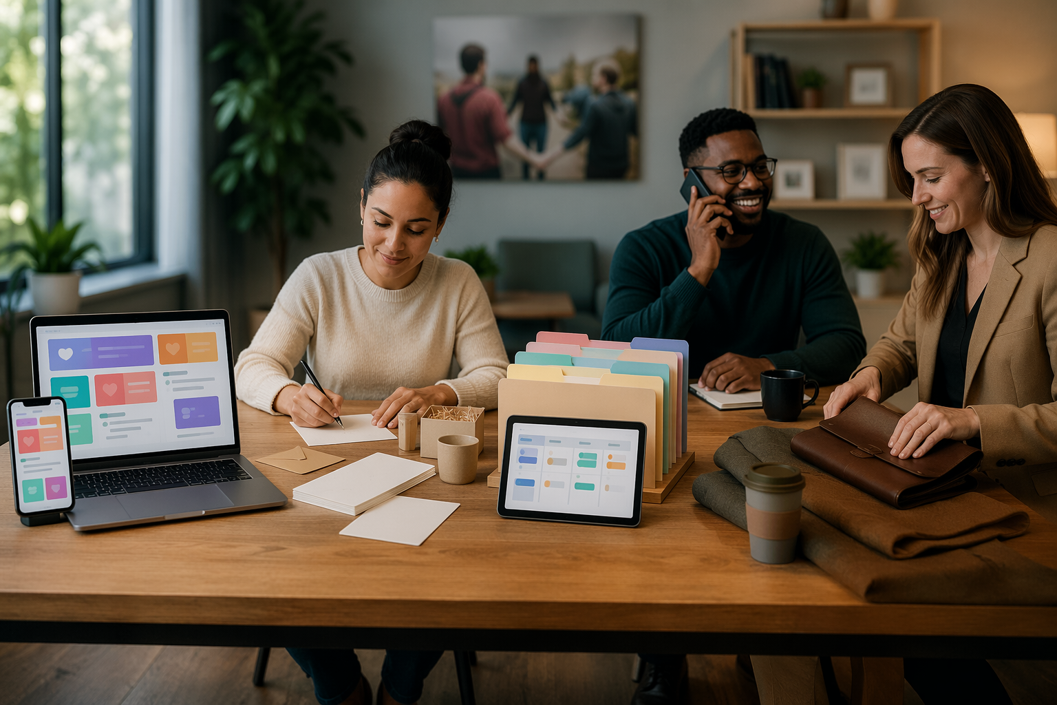 Digital and personal donor engagement workflow