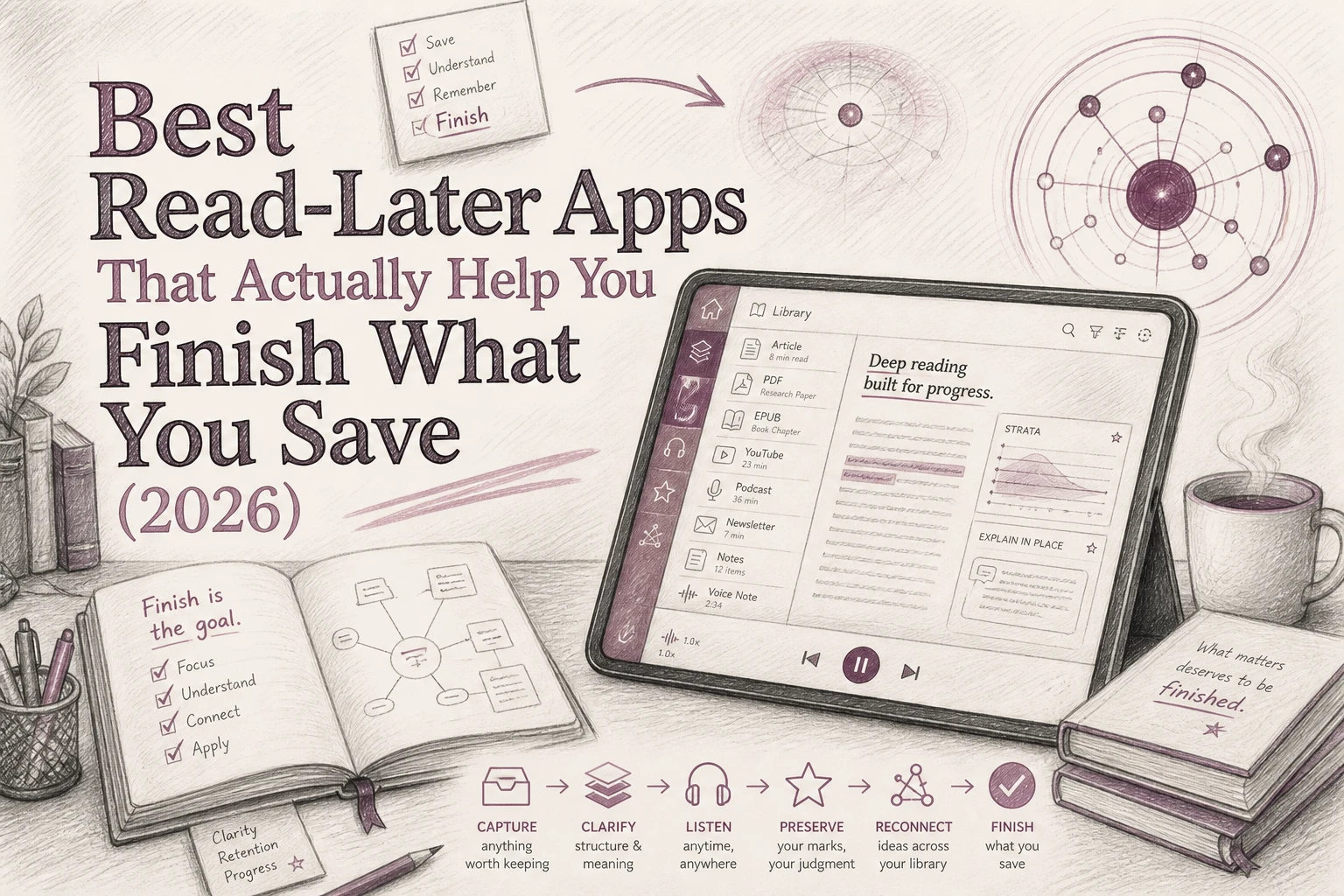 Best Read-Later Apps That Actually Help You Finish What You Save (2026)
