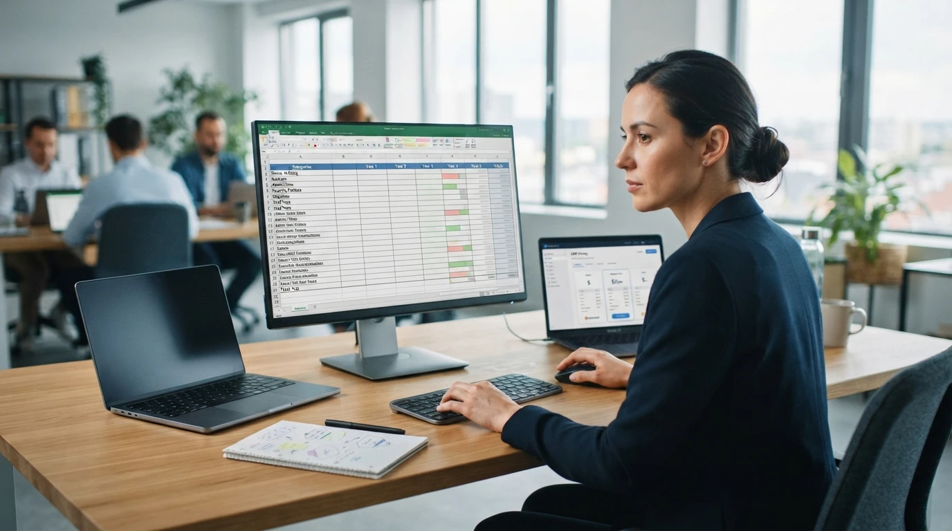 Analyst builds three-year CRM cost worksheet