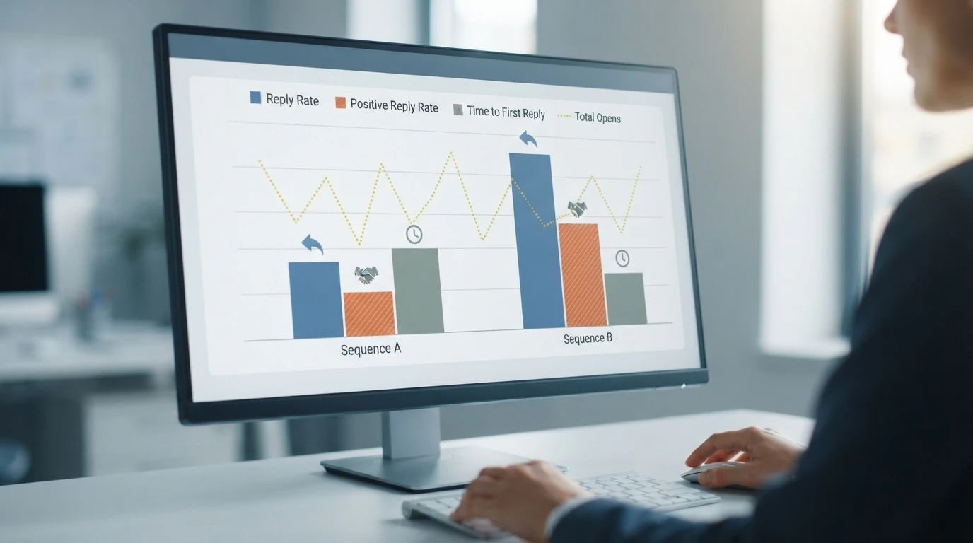 Laptop displaying sales analytics dashboard