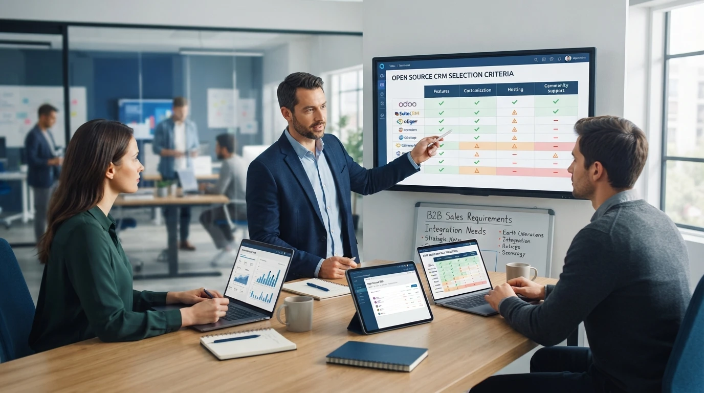 How to Select an Open Source CRM for B2B Sales