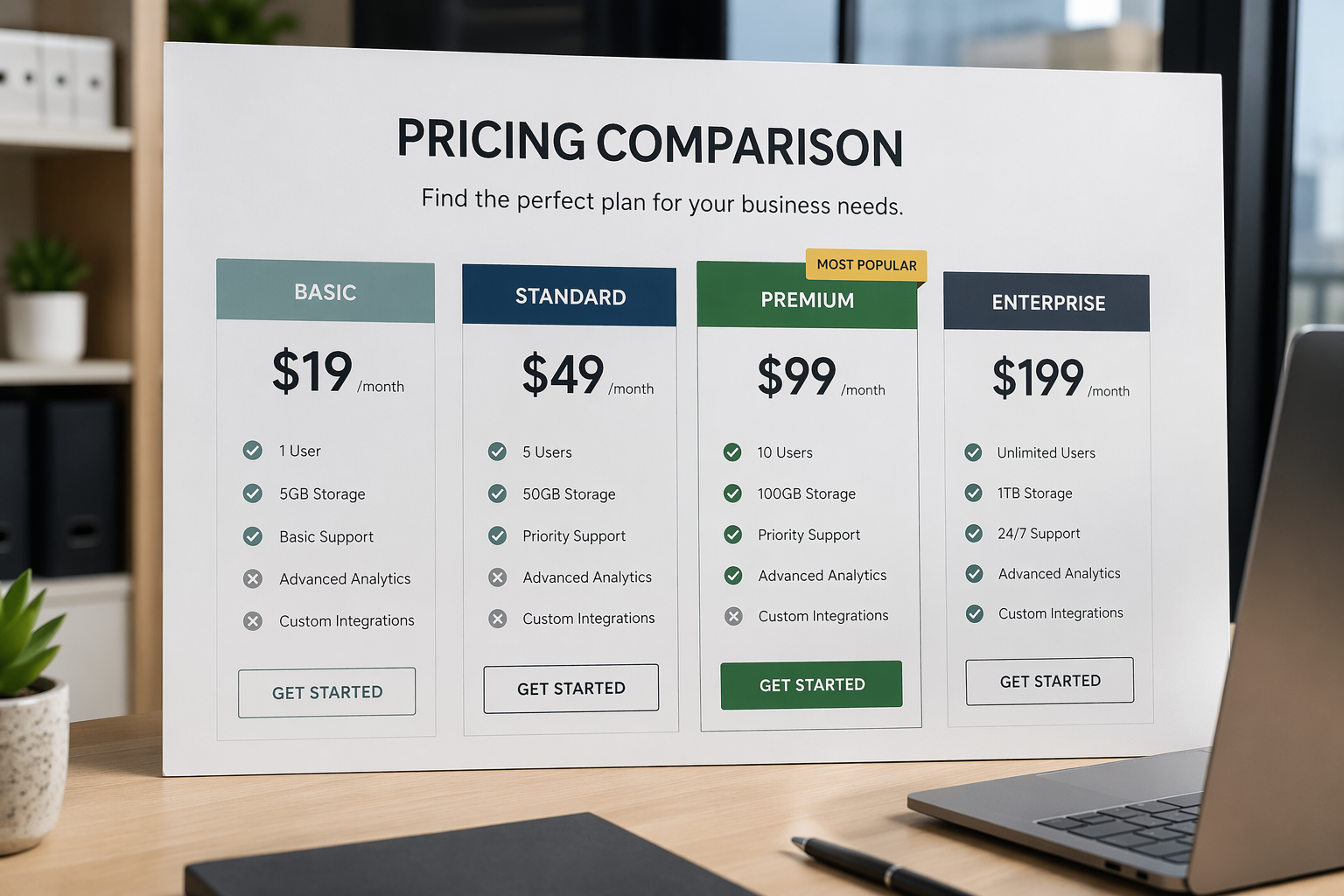 Pricing comparison bar chart for AI agents