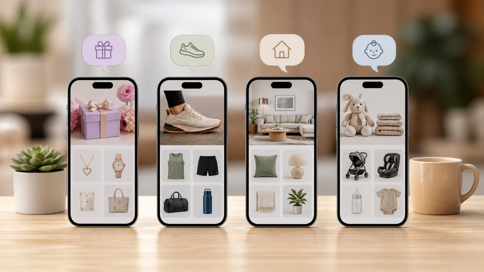 Retail associate demonstrating AI-guided shopping interface