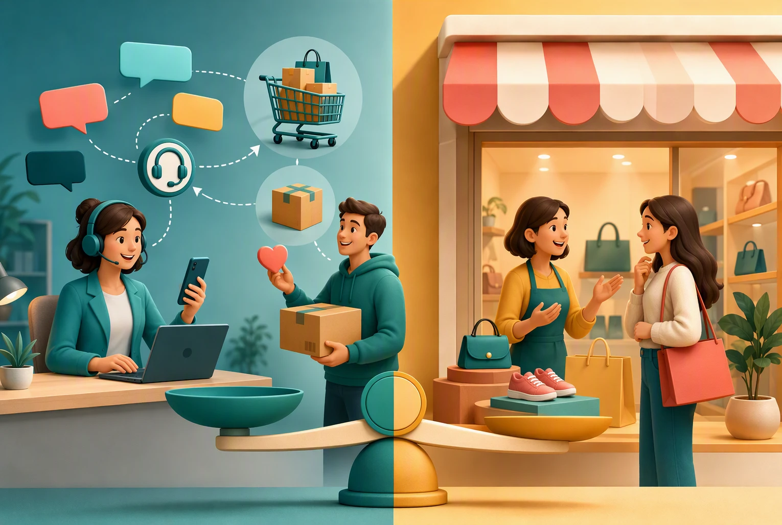 Omnichannel retention workflow comparison
