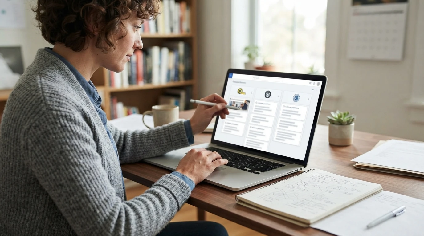 Merchant sorting customer support tickets into compatibility categories