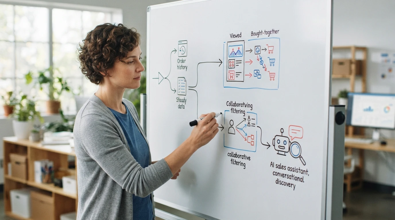 Store Owner Planning Ecommerce Recommendations
