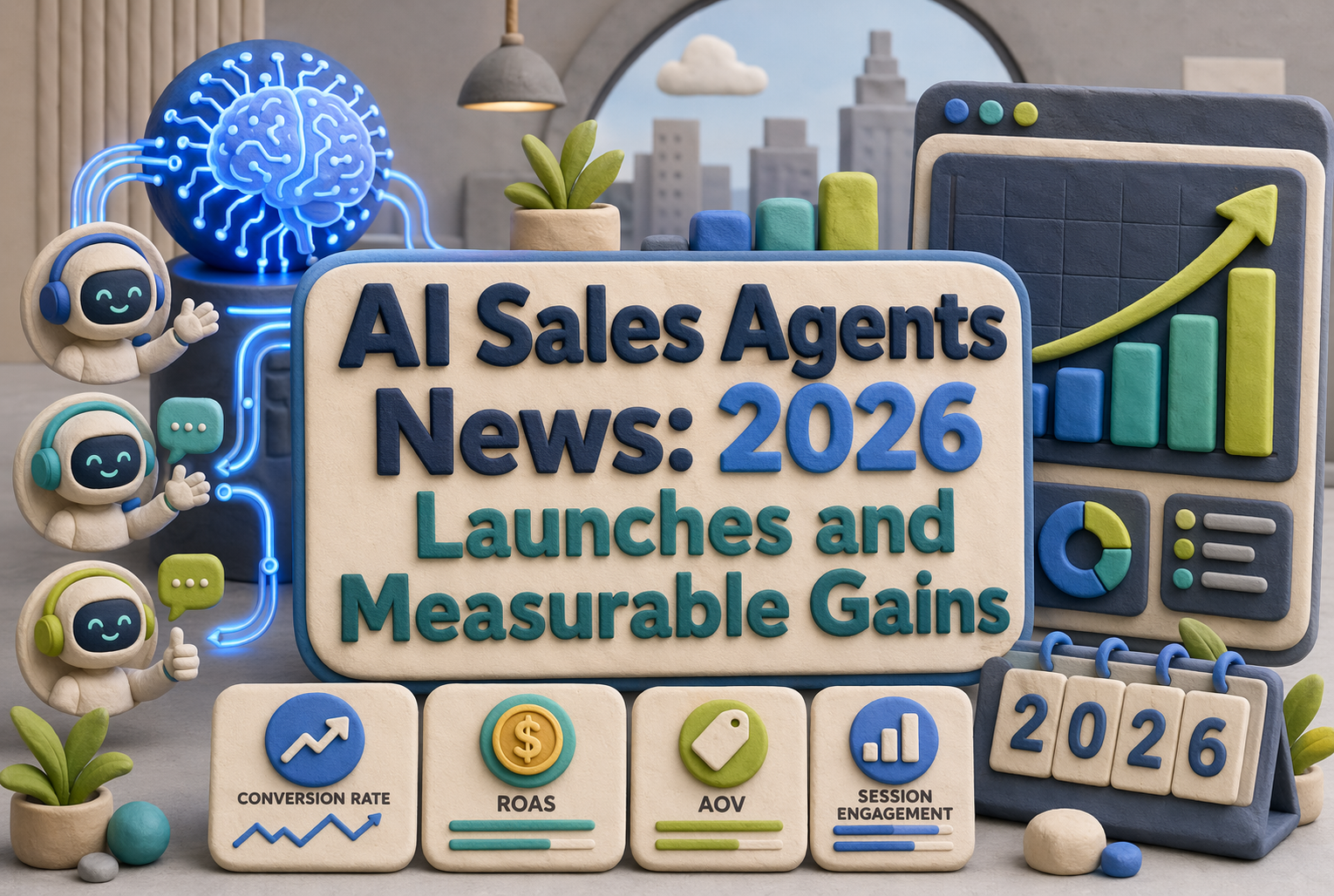 AI Sales Agents News: 2026 Launches and Measurable Gains