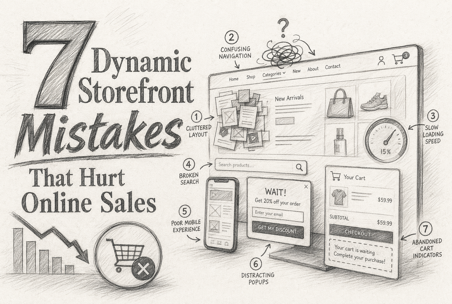 7 Dynamic Storefront Mistakes That Hurt Online Sales