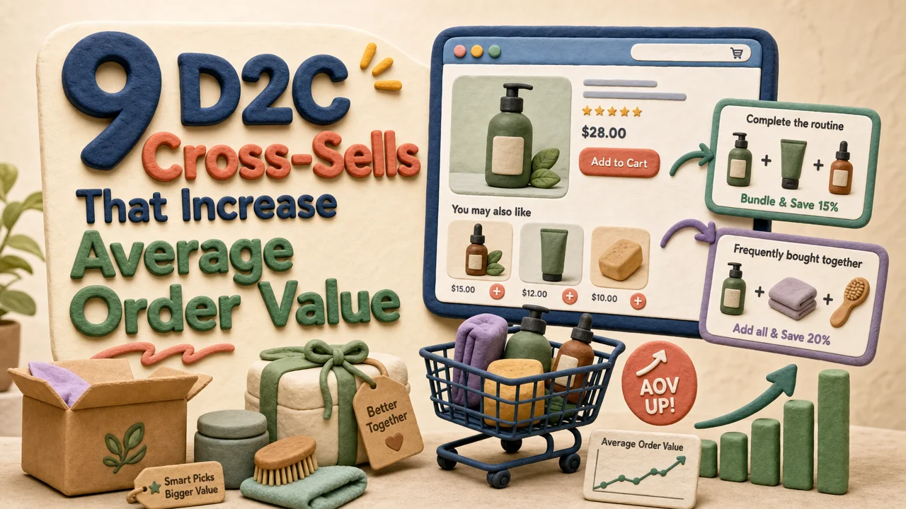 9 D2C Cross-Sells That Increase Average Order Value