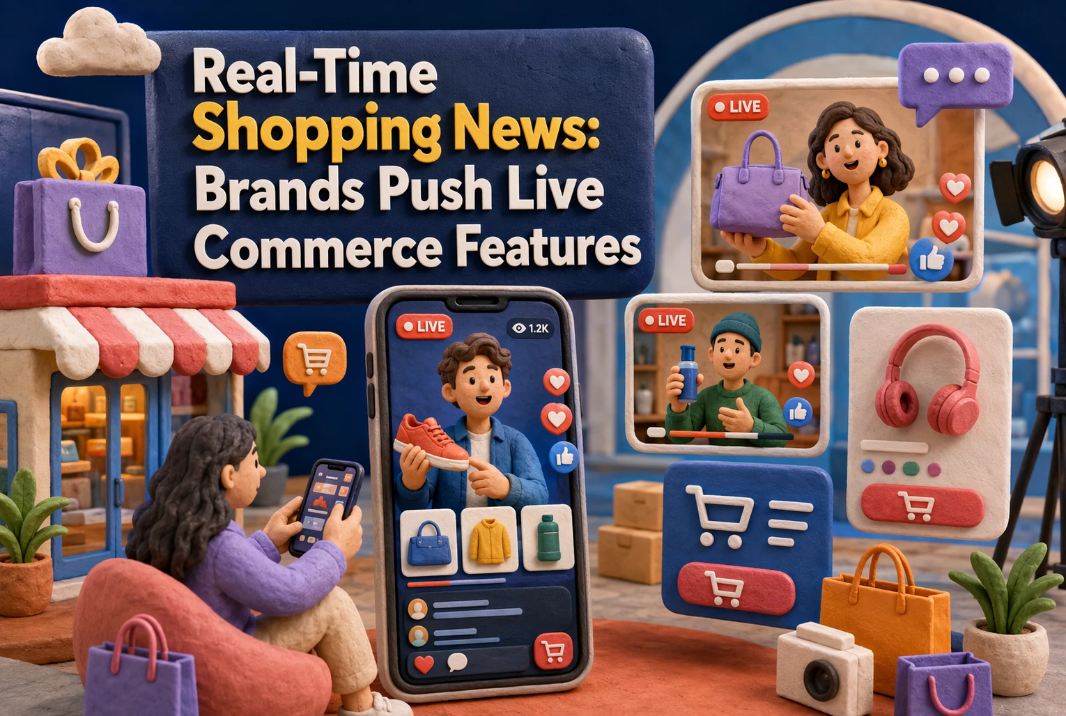 Real-Time Shopping News: Brands Push Live Commerce Features