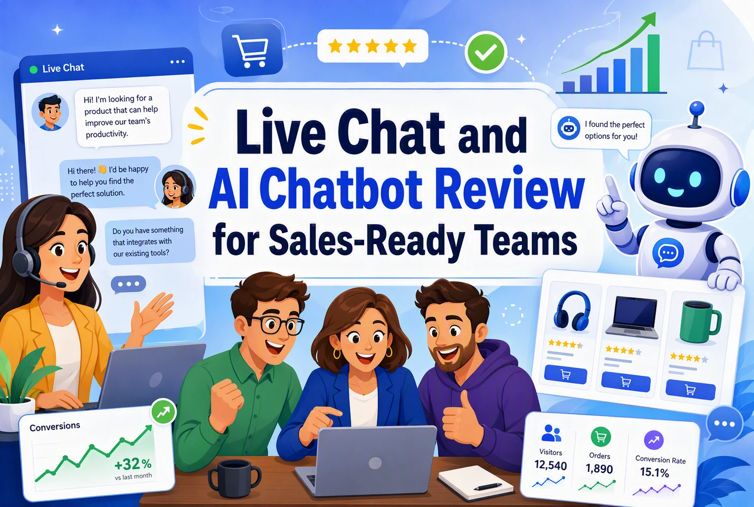 Live Chat and AI Chatbot Review for Sales-Ready Teams