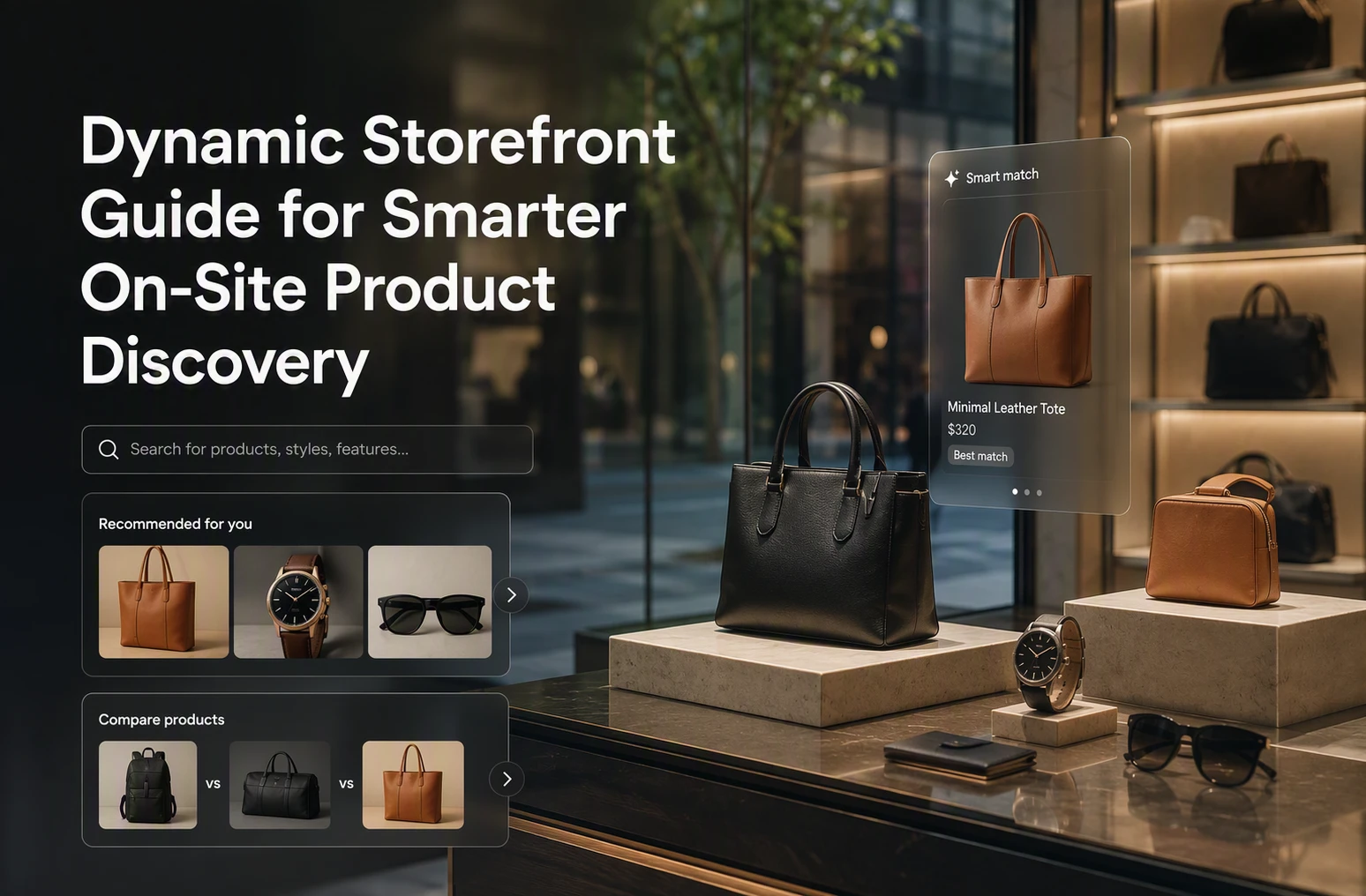 Dynamic Storefront Guide for Smarter On-Site Product Discovery